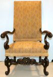 French Queen Anne Arm Chair