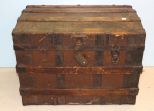 Old Steamer Trunk with Tray