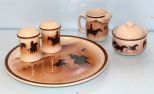 Montana Lifestyle China Charger, Shakers & Creamer/Sugar