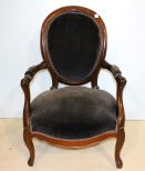 Victorian Walnut Ladies Chair