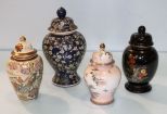 Four Various Size Ginger Jars