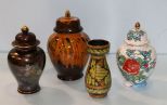 Three Ginger Jars & Vase