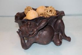 Ceramic Frog Bowl