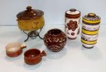 Ceramic Fondue, Vase & Stacking Bowls