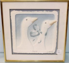 Hand Cast Paper of Goose