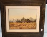 Print of Barn by Gene Speck