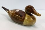 1970 Wood Carved Duck