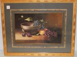 Matted Fruit Print in Gold Frame