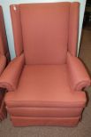Mauve Upholstered Arm Chair