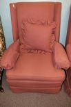 Mauve Upholstered Arm Chair 