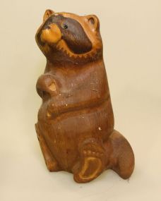 Jan Fleming Carved Pine Bear