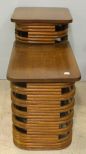 Bamboo Two Tier Side Table