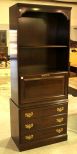 Ethan Allen Drop-Front Desk/Bookshelf