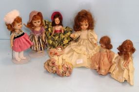 Group of Seven Dolls