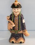 Porcelain Hand Painted Figure of Chinese Man