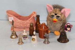 Furby, Ceramic Sled with Small Bottles & Bells