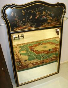 Hand Painted Beveled Glass Mirror