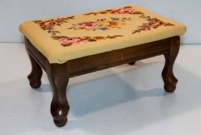 Small Queen Anne Style Footstool 