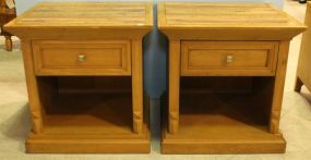 Pair Boyd Manufacturer Side Tables