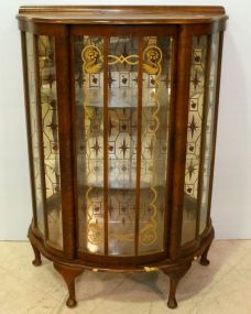 Queen Anne Curio Cabinet 