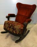 Large Upholstered Rocker