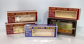 Five K-Line Empty Train Boxes