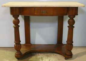 Marble Top English Console
