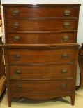 Six Drawer Mahogany Chest