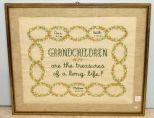 Grandchildren Needlepoint 