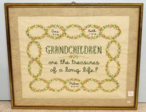 Grandchildren Needlepoint 