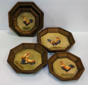 Two Sets of Three Nesting Baskets & Single Basket