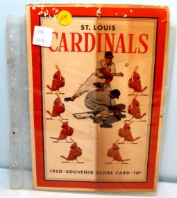 St. Louis Cardinals 1950 Program