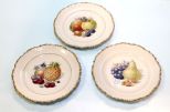 Set of Three Bavarian Fruit Plates