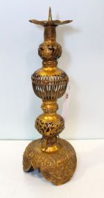Ornate Brass Candlestick