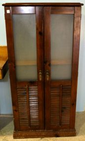 Two Door Pine TV Cabinet