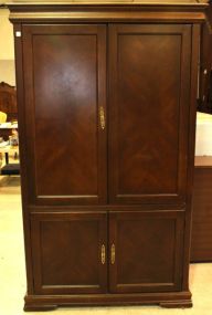 Mahogany Two Door Entertainment Center