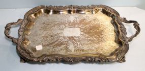 Silverplate Tray with Handles