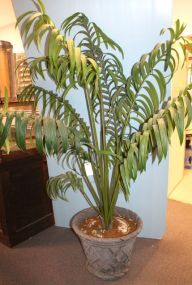 Seven Foot Artificial Palm Tree in Pot