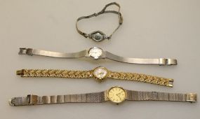 Ladies Bulova, Seiko, Elgin & Omega Watches