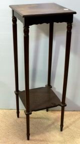 Two Tier Wood Stand
