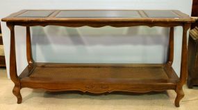 Beveled Glass Console