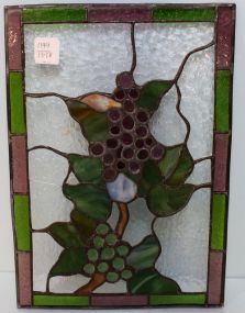 Stain Glass Window of Grapes