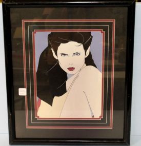 Art Deco Style Print of Lady