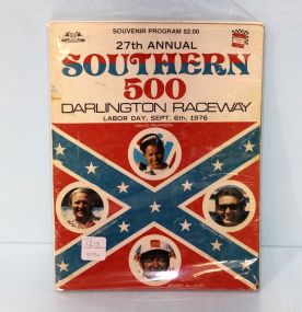 27th Annual Southern 500 1976 Souvenir Program