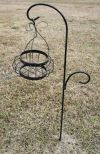 Black Wrought Iron Hanging Basket