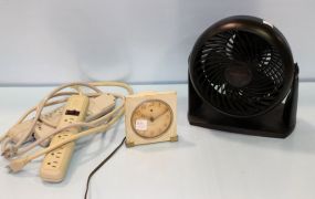 Vintage Westclox Clock, Surgers, Fan