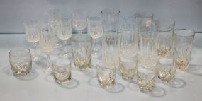 Twenty Various Size Glasses
