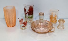 Welch's Glass, Two Vintage Glasses, Depression 6