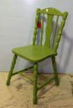 Painted Green Side Chair