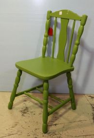 Painted Green Side Chair